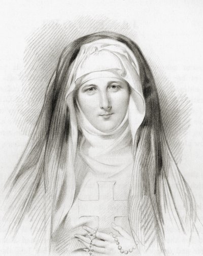 Jane Porter, gravada por J. Thomson, da National Portrait Gallery, volume V, publicada em 1835 de George Henry Harlow