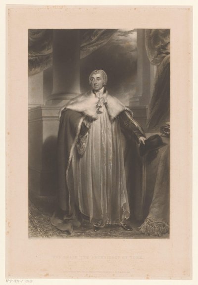 Portret van Edward Venables-Vernon-Harcourt
Sua Graça o Arcebispo de York (título sobre o objecto) de George Henry Phillips