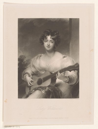 Portret van Elizabeth Black
Lady Wallscourt (título sobre o objecto) de George Henry Phillips