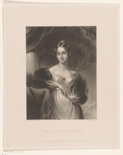 Portret van Maria Anne Ashley
A Honorável Sra. Ashley (título sobre o objecto) de George Henry Phillips