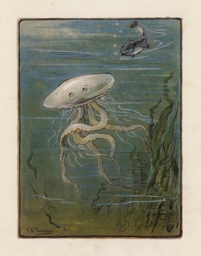 A medusa (litografia a cores) de George Henry Thompson