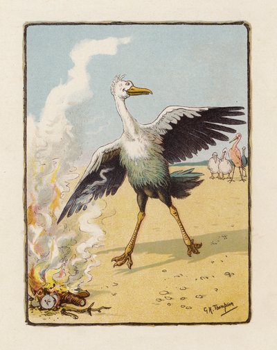 A Fénix (litografia a cores) de George Henry Thompson