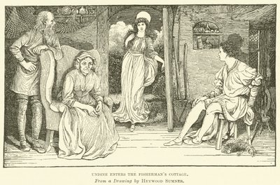 Undine entra na Casa dos Pescadores de George Heywood Maunoir Sumner