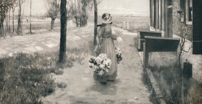 Florista na Holanda, 1887, 1912 de George Hitchcock