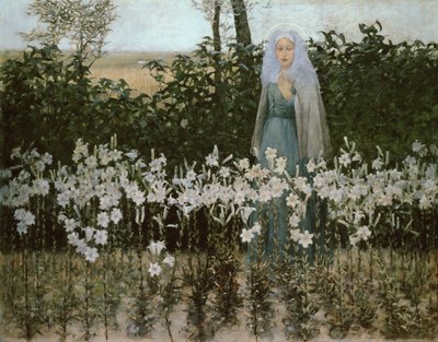 A Anunciação, 1887. de George Hitchcock