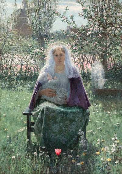 A Mãe Santíssima de George Hitchcock