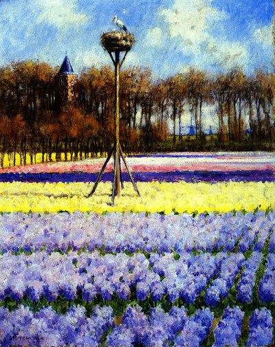 The Stork&39;s Nest, Holanda (óleo sobre tela) de George Hitchcock