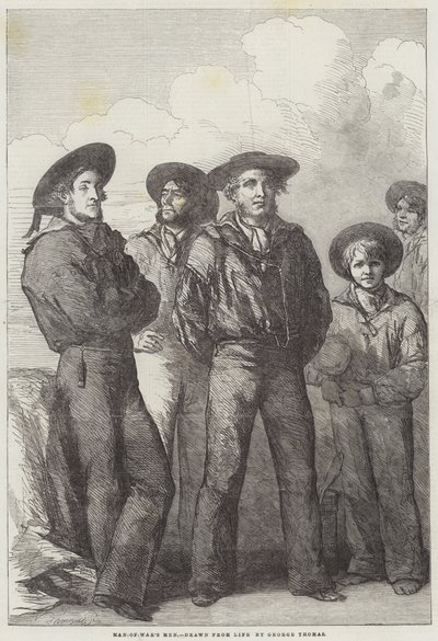 Homens do Homem de Guerra de George Housman Thomas