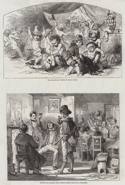 dia de São Patricio de George Housman Thomas