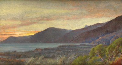 Vista de Bordighera, 1882 de George Howard