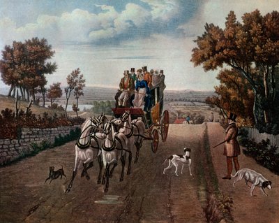 Treinador de palco, 1827 1927. de George Hunt