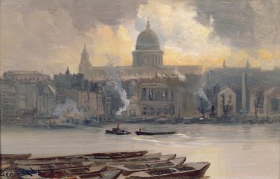 St. Paul do rio (bordo) de George Hyde Pownall