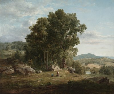 George Inness / "O Lenhador", 1849 de George Inness
