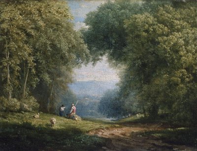Cena pastoral de George Inness