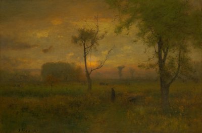 Nascer do sol, 1887. de George Inness