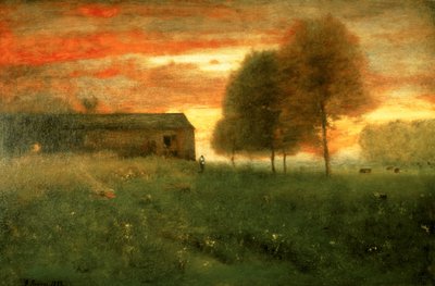 Pôr do sol, Montclair, 1892 de George Inness