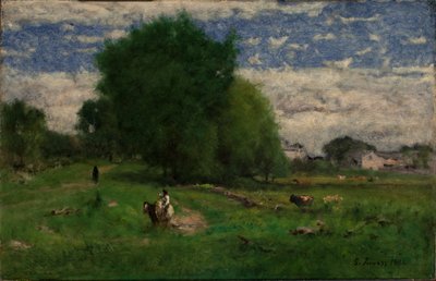 A Estrada para a Aldeia, Milton de George Inness