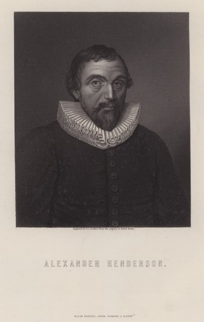 Alexander Henderson, teólogo escocês de George J. Stodart