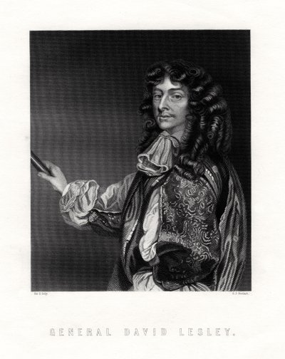 David Leslie, Lord Newark, oficial da cavalaria e general na Guerra Civil Inglesa, século XIX de George J. Stodart
