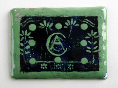 Placa de esmalte (esmalte) de George James Frampton