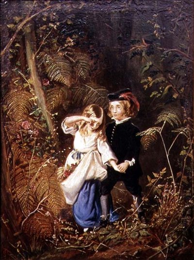 Babes in the Wood ou Lost Children (óleo sobre tela) de George John Pinwell