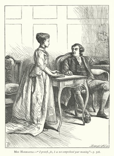 Ilustração para Ela se Impõe a Conquistar (gravação) de George John Pinwell