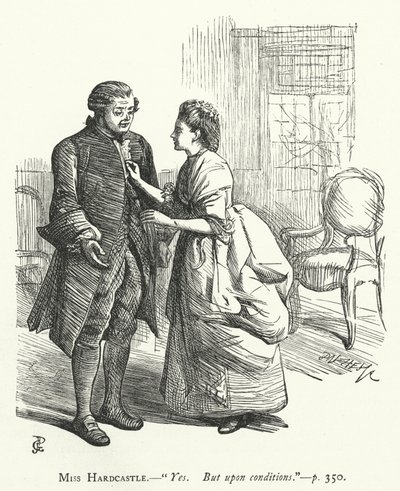 Ilustração para Ela se Impõe a Conquistar (gravação) de George John Pinwell