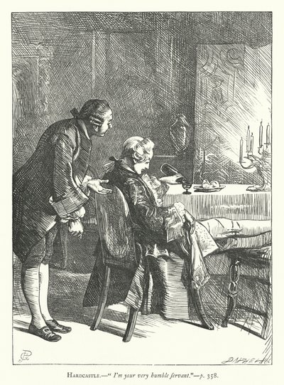 Ilustração para Ela se Impõe a Conquistar (gravação) de George John Pinwell