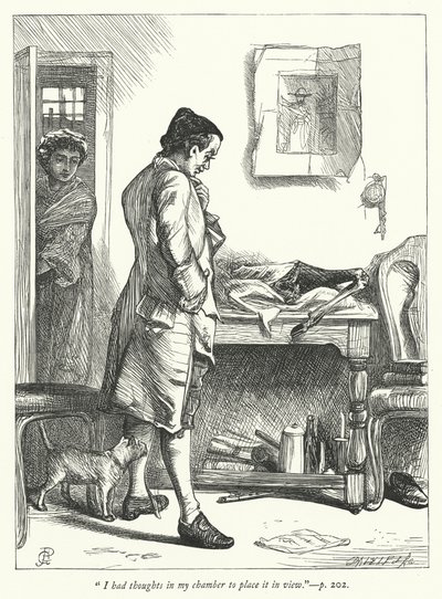 Ilustração para The Deserted Village (gravura) de George John Pinwell