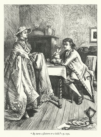 Ilustração para A Dupla Transformação (gravura) de George John Pinwell