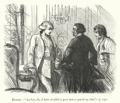 Ilustração para O Homem Bem-Aventurado (gravura) de George John Pinwell