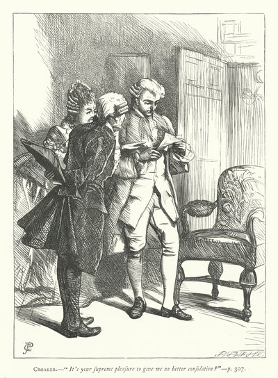Ilustração para O Homem Bem-Aventurado (gravura) de George John Pinwell