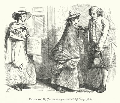 Ilustração para O Homem Bem-Aventurado (gravura) de George John Pinwell