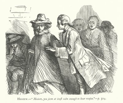 Ilustração para O Homem Bem-Aventurado (gravura) de George John Pinwell
