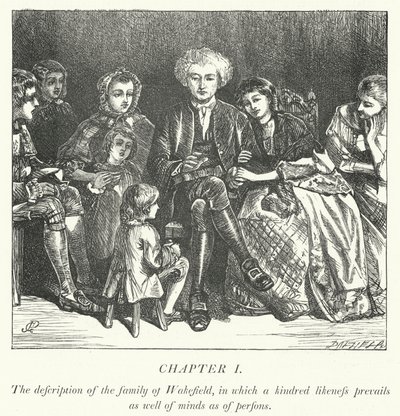 Ilustração para O Vigário de Wakefield (gravura) de George John Pinwell