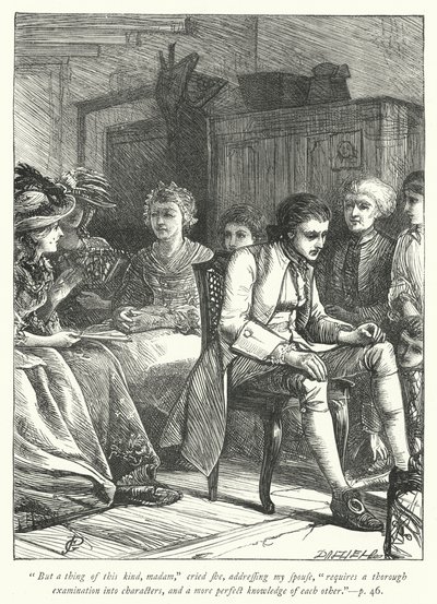 Ilustração para O Vigário de Wakefield (gravura) de George John Pinwell