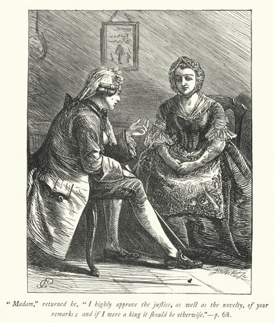 Ilustração para O Vigário de Wakefield (gravura) de George John Pinwell