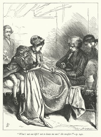 Ilustração para O Vigário de Wakefield (gravura) de George John Pinwell