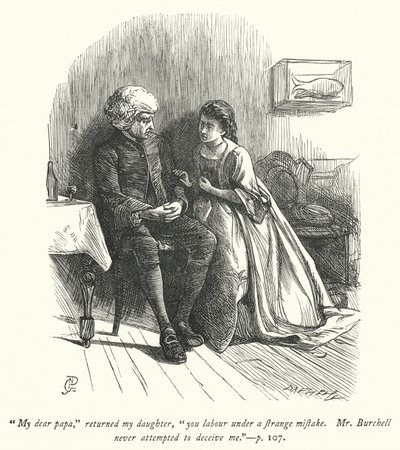Ilustração para O Vigário de Wakefield (gravura) de George John Pinwell