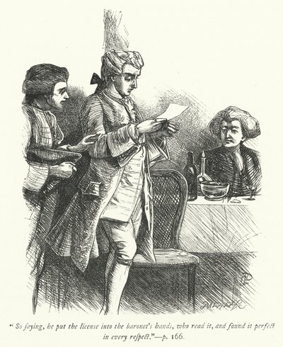 Ilustração para O Vigário de Wakefield (gravura) de George John Pinwell