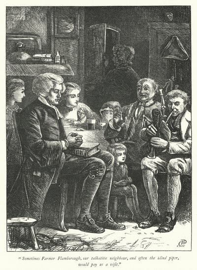 Ilustração para O Vigário de Wakefield (gravura) de George John Pinwell