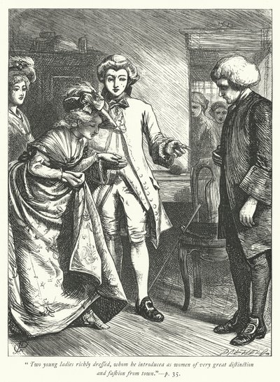 Ilustração para O Vigário de Wakefield (gravura) de George John Pinwell