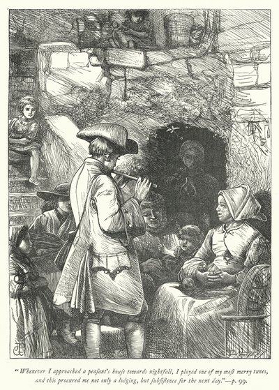 Ilustração para O Vigário de Wakefield (gravura) de George John Pinwell