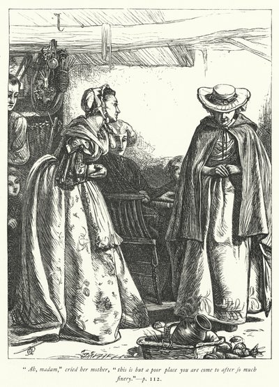 Ilustração para O Vigário de Wakefield (gravura) de George John Pinwell