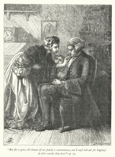 Ilustração para O Vigário de Wakefield (gravura) de George John Pinwell