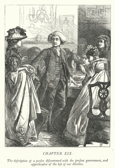 Ilustração para O Vigário de Wakefield (gravura) de George John Pinwell