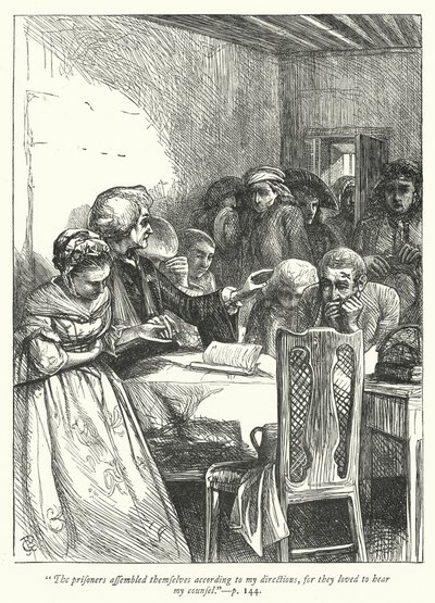 Ilustração para O Vigário de Wakefield (gravura) de George John Pinwell