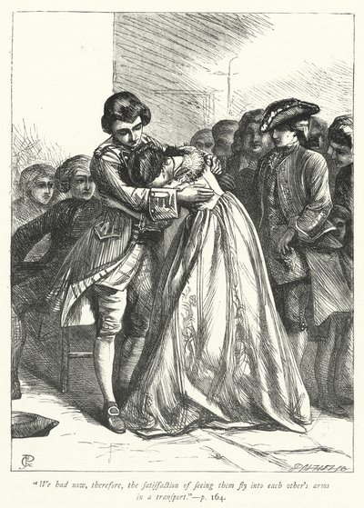 Ilustração para O Vigário de Wakefield (gravura) de George John Pinwell