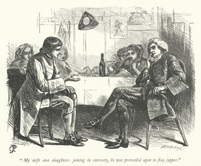 Ilustração para O Vigário de Wakefield (gravura) de George John Pinwell