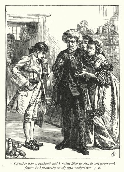 Ilustração para O Vigário de Wakefield (gravura) de George John Pinwell